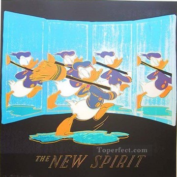 Abstracto famoso Painting - El nuevo espíritu del pato donald POP